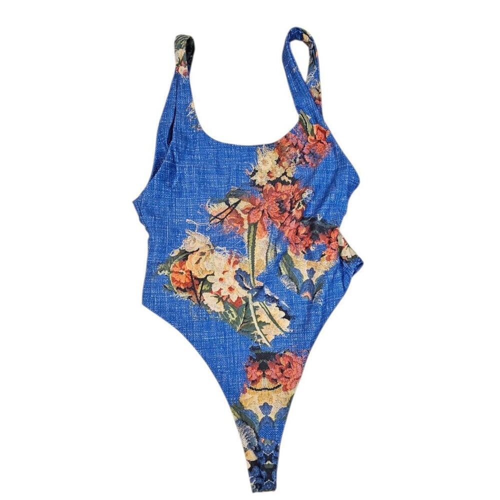 Civil Regime Floral Swim One Piece Size Small